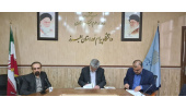 امضای قرارداد بین پارک علم و فناوری البرز جهاددانشگاهی و دانشگاه پیام نور استان