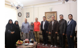 دیدار و تجلیل رییس و معاونان سازمان جهاددانشگاهی استان کرمانشاه با خانواده معظم شهیدان مسعود و محسن رضایی
