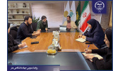 برگزاری نشست مشترک سرپرست جهاددانشگاهی هنر با مدیر عامل موسسه آفرینش های هنری آستان قدس رضوی