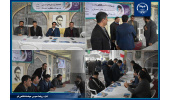 برپایی میز خدمت جهاددانشگاهی استان قم  همزمان با سالروز ولادت امام زمان (عج) و جشن نیمه شعبان در مصلای قدس قم