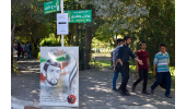 محوطه دانشگاه تبریز مزین به تصاویر شهدای دانشگاهی شد