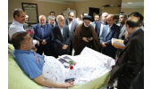بازدید دانشگاهیان امیرکبیر از مرکز توانبخشی جانبازان شهید بهشتی