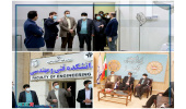بازدید معاونان پشتیبانی و مدیریت منابع و فرهنگی جهاددانشگاهی از سازمان خوزستان و خبرگزاری ایکنای استان