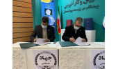 امضای تفاهم‌نامه همکاری معاونت آموزش و کارآفرینی جهاددانشگاهی و موسسه کار و تامین اجتماعی