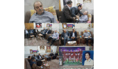 دیدار رییس  و مدیران جهاددانشگاهی سمنان با پدر شهید ابوالفضل نیک ذات