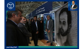 رونمایی از پرتره نخ و میخ زنده یاد دکتر کاظمی آشتیانی در کرمانشاه
