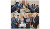 دیدار معاون هماهنگی و امور مجلس جهاددانشگاهی با جانباز محمدحسین توکلی