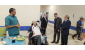 عیادت رییس سازمان جهاددانشگاهی خراسان رضوی از جانبازان آسایشگاه امام خمینی(ره)