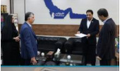 بازدید معاون توسعه مدیریت و منابع استاندار بوشهر از مرکز نوآوری و شتابدهی جهاددانشگاهی استان