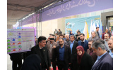 بازدید سخنگوی دولت از غرفه جهاددانشگاهی استان مرکزی در نمایشگاه دستاوردهای پژوهش و فناوری استان